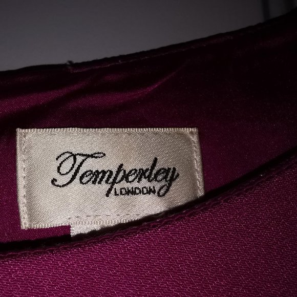 TEMPERLEY PINK ESTHER DRESS - Picture 2 of 10